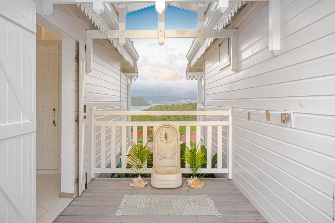 Bungalow Vanille Pacane - Vue Mer Avec Spa Prive レ・トロワ・イレ エクステリア 写真