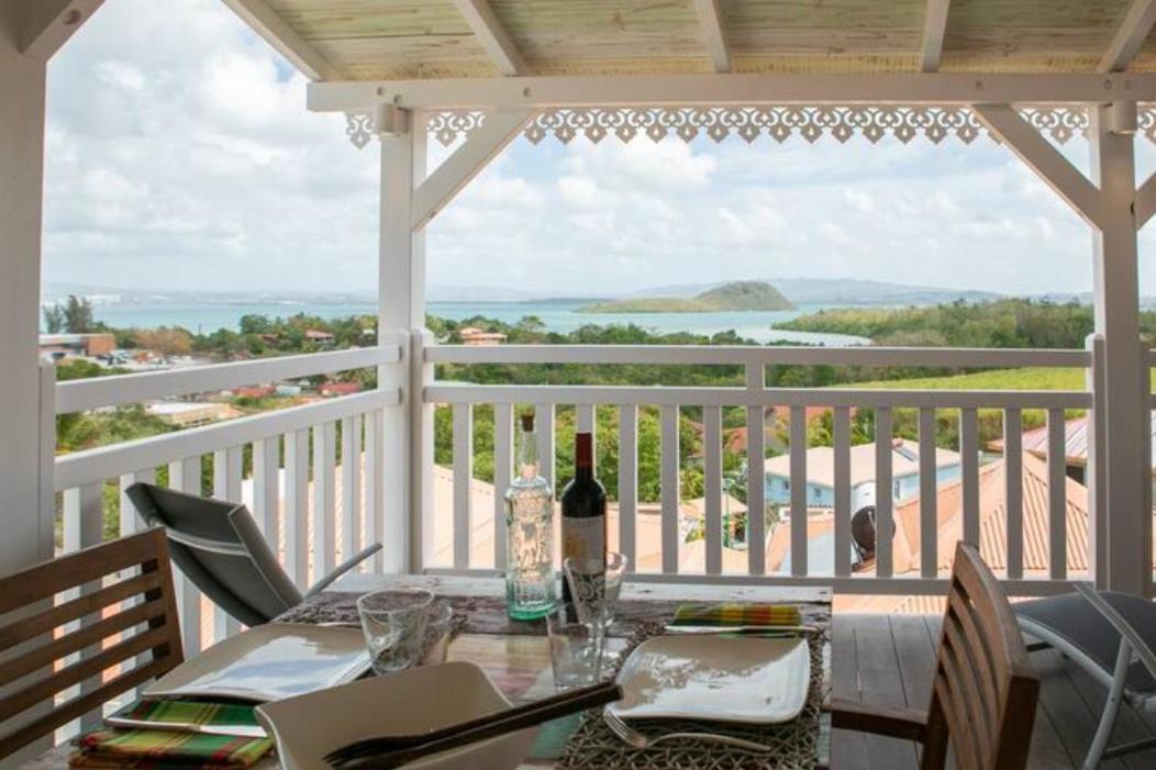 Bungalow Vanille Pacane - Vue Mer Avec Spa Prive レ・トロワ・イレ エクステリア 写真