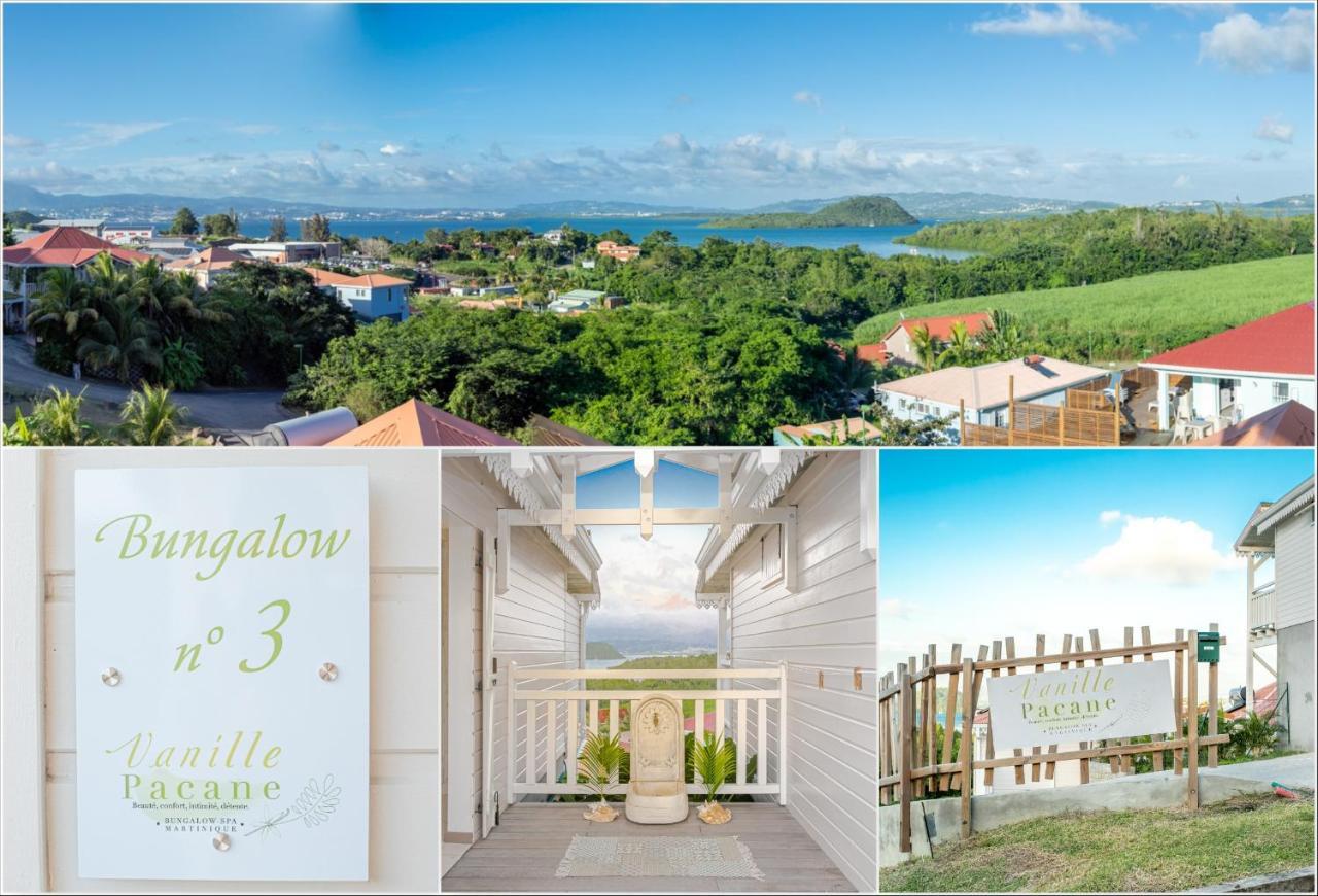 Bungalow Vanille Pacane - Vue Mer Avec Spa Prive レ・トロワ・イレ エクステリア 写真